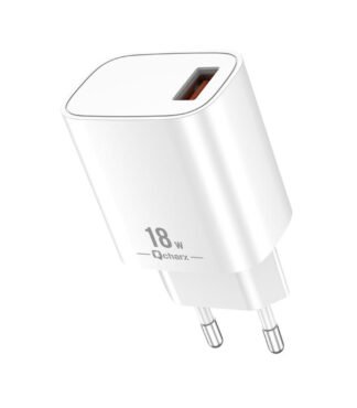 Qcharx Artemisia Cargador 3A 18W 1 Puerto USB Blanco