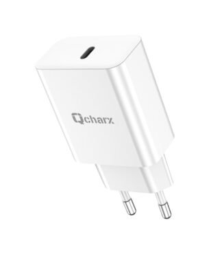Qcharx Chronos Cargador 3A 20W 1 Puerto Tipo C (PD) Blanco